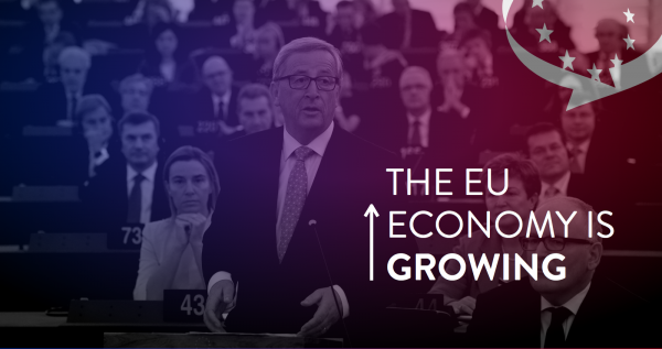 The EU economy is growing. Your efforts are paying off