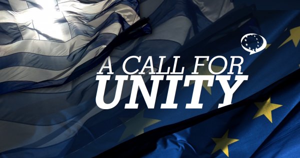 Ahead of EU Summit on Greece: A call for unity